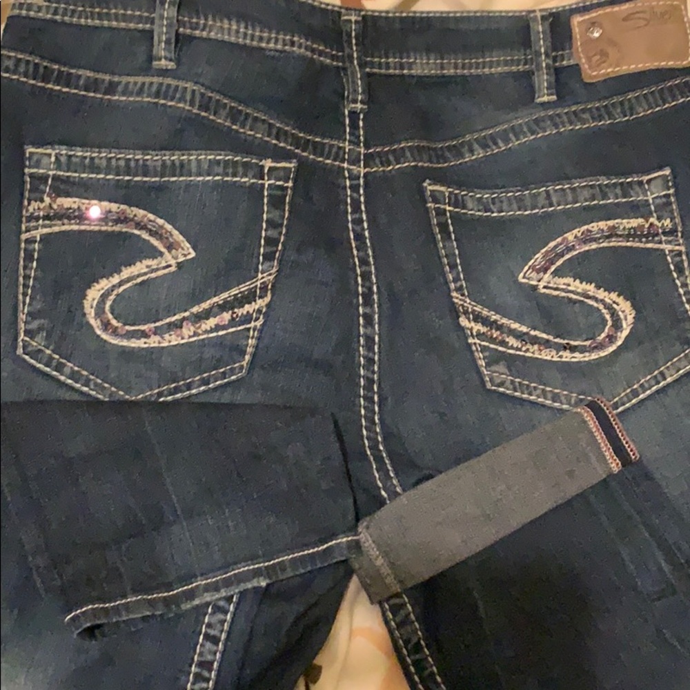 Like new Silver boyfriend fit jeans
